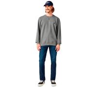WRANGLER SIGN OFF Sudadera Cuello Redondo Hombre Niño Gris