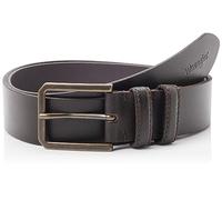 Wrangler Slim Belt cinturón, Brown, 90 de los Hombres