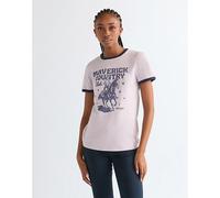 Wrangler Slim Ringer Tee Evening Haze Talla S
