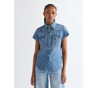 Wrangler Slim Stylized Lightweight Western Shirt Hazy Horizon Talla S
