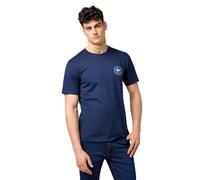 Wrangler Small Graphic tee Camiseta, Navy I, M Hombres