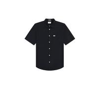 Wrangler SS 1 Pkt Shirt Camiseta, Negro, L Hombres