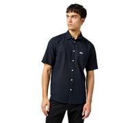 Wrangler SS 1 Pkt Shirt Camiseta, Negro, M Hombres