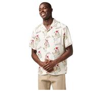 Wrangler SS Resort Shirt Camiseta, Blanco Envejecido, S Hombres