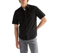 Wrangler SS Western Shirt Camisa, Enjuague Negro, XXL para Hombre
