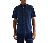 Wrangler SS Western Shirt Camiseta, Azul índigo, XXL Hombres