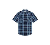 Wrangler SS Western Shirt Camiseta, Latigo Indigo, L Hombres