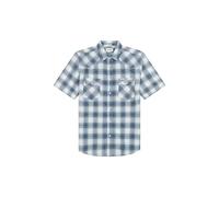 Wrangler SS Western Shirt Camiseta, Sombra Azul, L Hombres