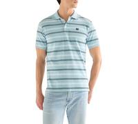 Wrangler Stripe Polo Shirt, Forget Me Not, S Hombre