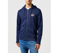 Wrangler Sudadera con capucha de hombre. Azul L