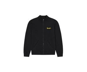 Wrangler Sudadera con Cremallera para Hombre, Negro, XL
