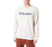 Wrangler Sudadera con Logotipo Crew, Azul Marino, M para Hombre