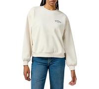Wrangler Sudadera de Gran tamaño, Vintage Blanco, L para Mujer