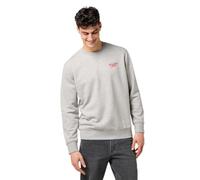 Wrangler Small Graphic Crew Sudadera, Mid Grey Mel, L para Hombre