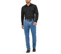 Wrangler - Tejanos de Ajuste Regular de Rendimiento prémium para Hombre, Stonewash, 33W x 30L