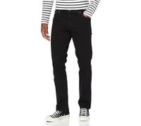 Wrangler Texas Pantalones, Black Overdye, 46W / 34L Hombre