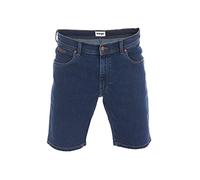 Wrangler Texas - Pantalones Vaqueros Cortos elásticos para Hombre, Corte Regular, algodón, Bermudas, Verano, Color Azul y Negro, w30, w31, w32, w33, w34, w36, w38, w40 - Blue Chip - 30