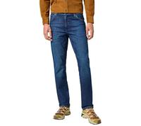 Wrangler Texas Slim Jeans para Hombre, Midnight Haze, 34W / 32L