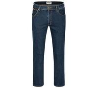 Wrangler Texas - Vaqueros elásticos para hombre, corte regular, rectos auténticos, Darkstone, 38W / 30L
