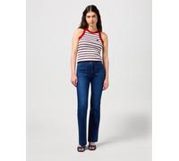 Wrangler Flare Jeans, Lavado Oscuro, 31W / 32L Mujeres