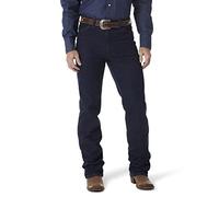 Wrangler - Vaqueros Ajustados de Corte Cowboy para Hombre, Azul Marino (Navy Stretch), 42W x 32L