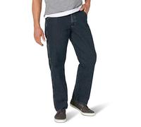 Wrangler Vaqueros Carpenter para Hombre, Relaxed Fit, Straight Leg, Azul (Storm), 34W / 29L