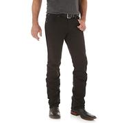 Wrangler - Vaqueros de Pierna Recta para Hombre, Estilo Retro, Corte Entallado, Negro -, 38W x 32L