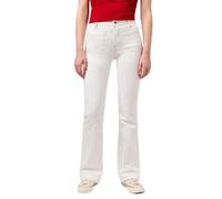 Wrangler Flare Pantalones, Blanco, 34W / 32L Mujeres
