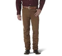 Wrangler Vaqueros para Hombre, Whiskey Negro., 33W x 34L