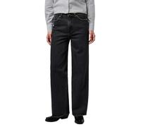 Wrangler Vaqueros Rectos Holgados para Mujer, Arena Negra., 28W / 30L