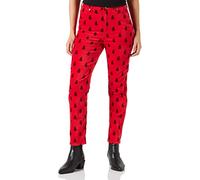 Wrangler W26/L32 - Pantalones de Senderismo para Mujer, Color Rojo