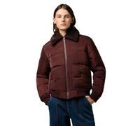 Wrangler Western Puffer Chaqueta, marrón, S Mujeres