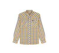 Wrangler Western Shirt Camiseta, Amarillo, L para Hombre