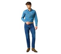 Wrangler Western Shirt Camiseta para Hombre, Seafoam Surf, XL