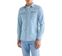 Wrangler Western Shirt Camiseta, Riverbank, S para Hombre