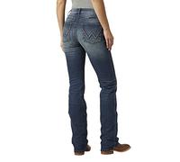 Wrangler Willow Jeans de equitación de Tiro Medio con Cintura y Corte de Bota, Rebecca, 11 38 para Mujer