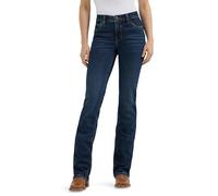Wrangler Willow Mid Rise Performance Waist Boot Cut Ultimate Riding Jean Jeans, Mezclilla, 34-36 para Mujer
