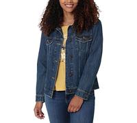 Wrangler Women's Relaxed Fit Memory Maker Jean Jacket, Dirt Road, X-Large