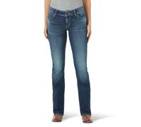 Wrangler Women's Retro Mae Mid Rise Stretch Boot Cut Jean, Vivianna, 9W x 32L