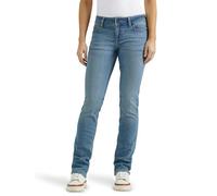 Wrangler Womens Western Mid Rise Stretch Straight Leg Jeans, Brianna, 17-34 US