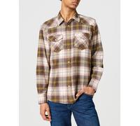 Wrangler Western Shirt Camiseta para Hombre, Gingerbread, S