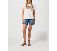 Wrangler Wrangler - Pantalón corto de mujer Cowboy Short 3 inch. Denim Talla 26