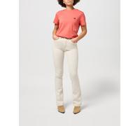 Wrangler Wrangler - Pantalón largo de mujer Bootcut. Blanco Talla 33 - Largo 32