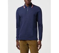 Wrangler Wrangler - Polo de manga larga de hombre. Azul Talla 5