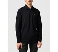 Wrangler Wrangler - Polo de manga larga de hombre. Negro Talla 2