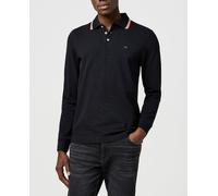 Wrangler Wrangler - Polo de manga larga de hombre. Negro Talla 4