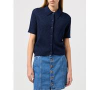Wrangler Wrangler - Polo de punto de mujer. Azul Talla L