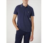 Wrangler Polo Shirt Camisa, Navy, Small de los Hombres