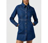 Wrangler Wrangler - Vestido corto de mujer. Denim Talla XL