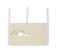 Wrap-Around - Esterilla para rascar gato | Sisal Muebles Protección 25 x 50 x 0,5 cm | Esterilla portátil para rascar con , patas de mesa | Esterilla gruesa y duradera para el cuidado de las uñas para